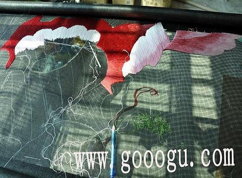 琉璃工坊屏風(fēng)、網(wǎng)格刺繡屏風(fēng)、蘇州刺繡隔斷，純手工繡高檔隔斷