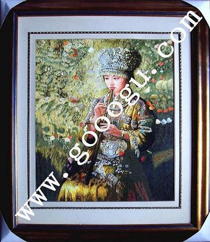 刺繡名畫(huà) 蘇繡名畫(huà) 手工刺繡名作